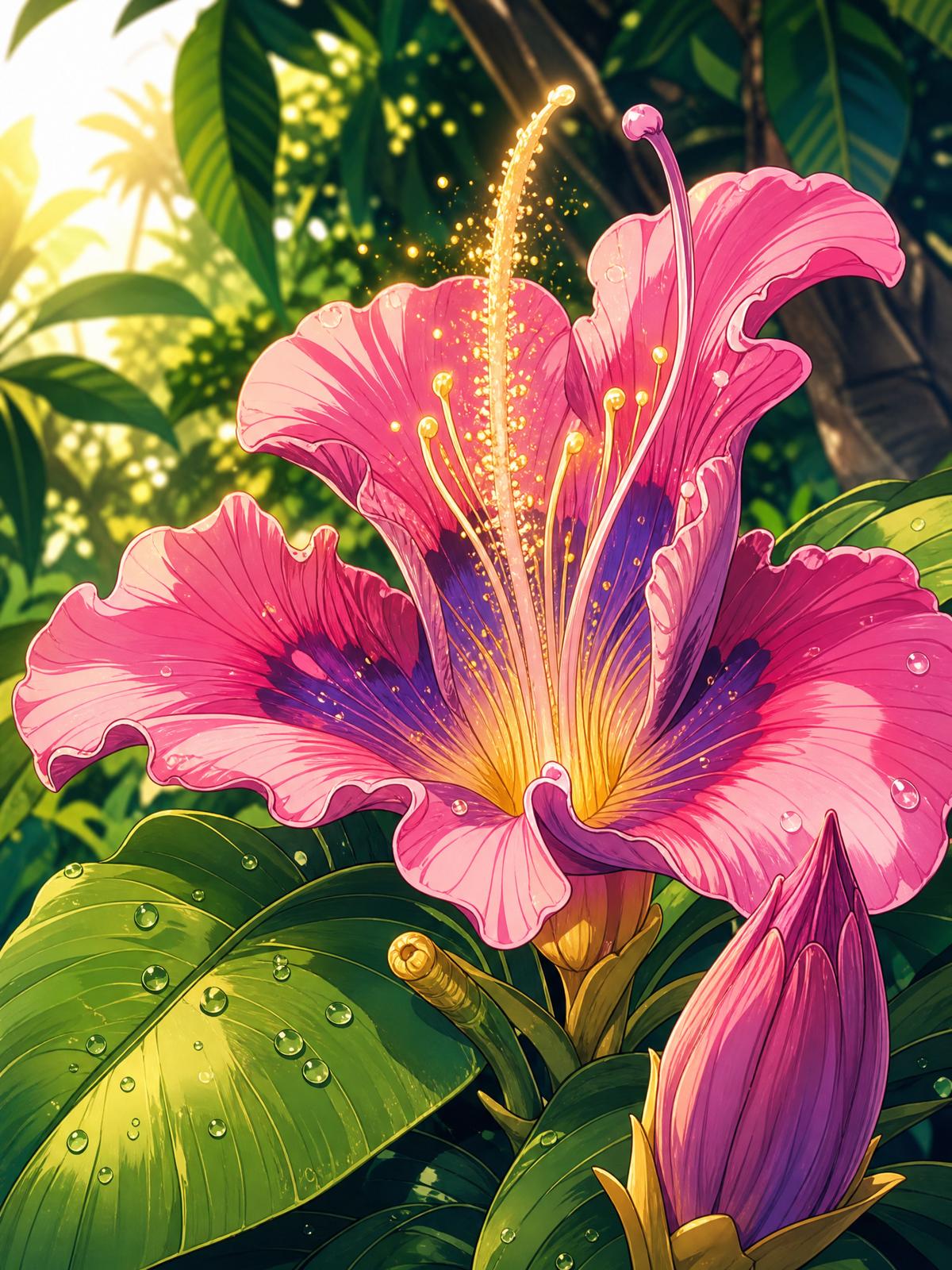 探花【探花植物视频】热带雨林珍稀兰花完整开花视频教程